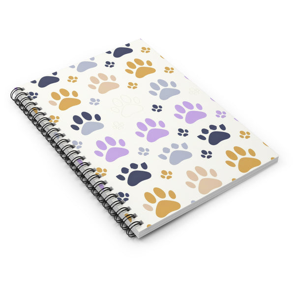 Dog Paw Print 3.0 Spiral Notebook - Ruled Line