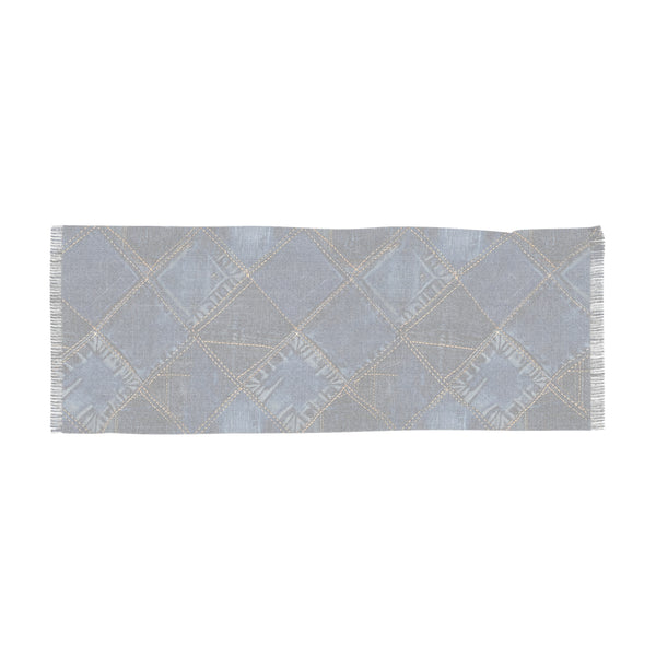 Denim Patch Light Woman Scarf