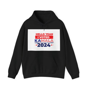 Yeah I Voted For Kamala Harris 2024 Women's Heavy Blend™ Hooded Sweatshirt