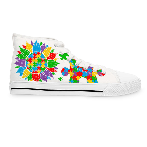 Autism Awareness Women's High Top Sneakers