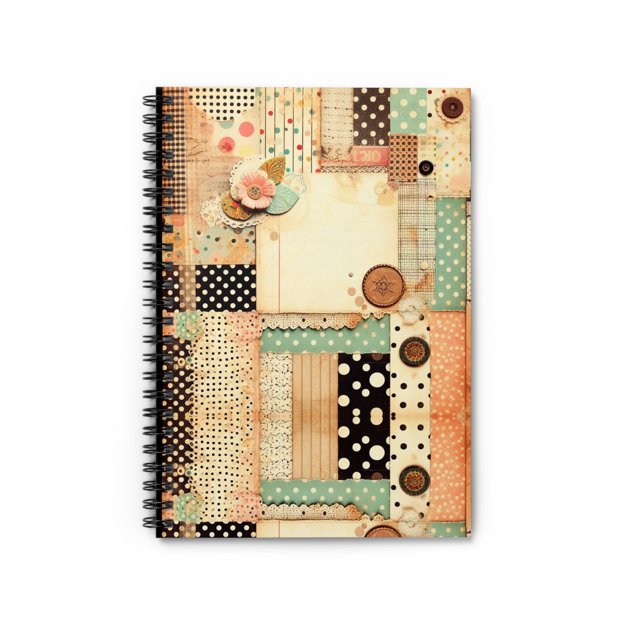 Vintage Spiral Notebook - Ruled Line