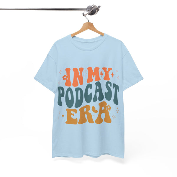 Im in my Podcast Era Plus Size Woman Heavy Cotton Tee