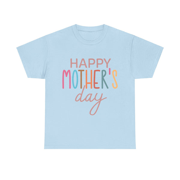 "Happy Mother's Day" Plus Size Women Heavy Cotton Tee T-Shirt