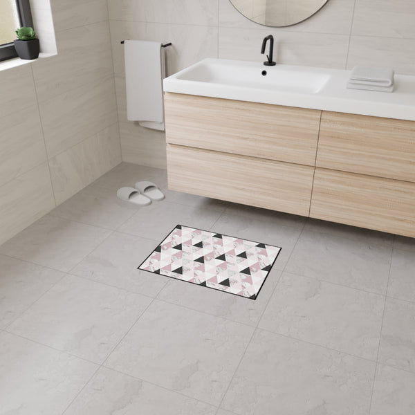 Triangle Marble Heavy Duty Floor Mat