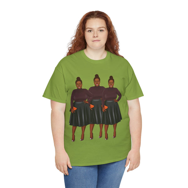 She is a Lady Plus Size Women Heavy Cotton Tee