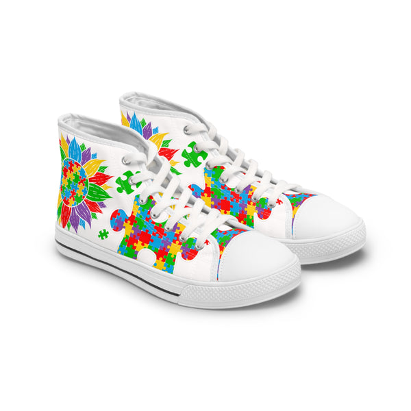 Autism Awareness Women's High Top Sneakers