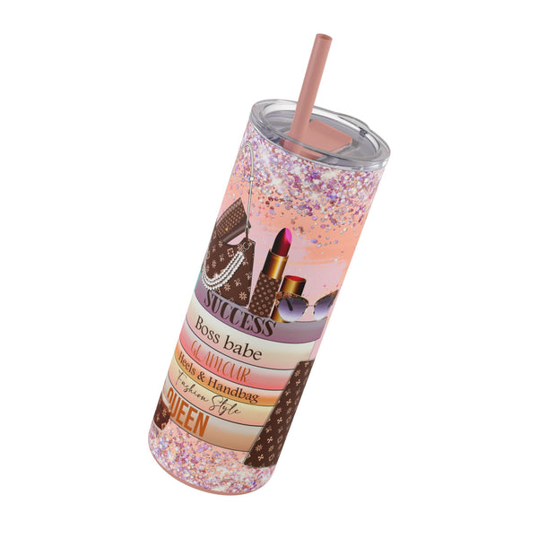 "Boss Babe Fashion"  Skinny Matte Tumbler, 20oz