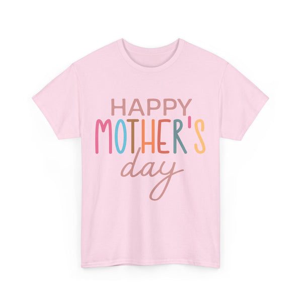 "Happy Mother's Day" Plus Size Women Heavy Cotton Tee T-Shirt