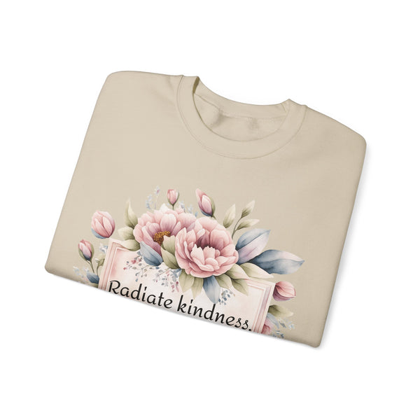 Radiate kindness, ignite positivity! Unisex Heavy Blend™ Crewneck Sweatshirt