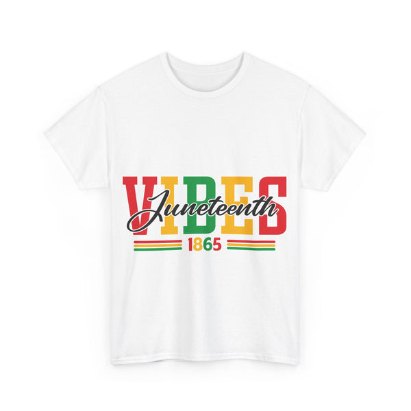 Juneteenth Vibes Woman Plus Size Woman Heavy Cotton Tee