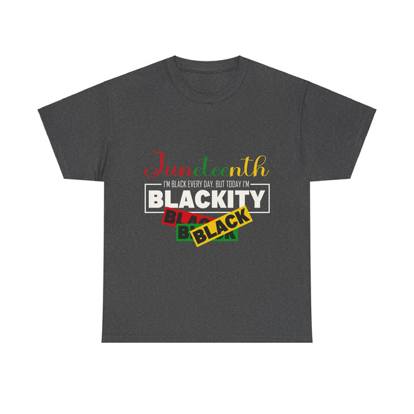 Juneteenth Blackity Plus Size Woman Heavy Cotton Tee