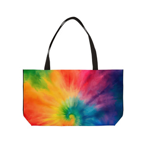 Tie Dye Woman Weekender Tote Bag