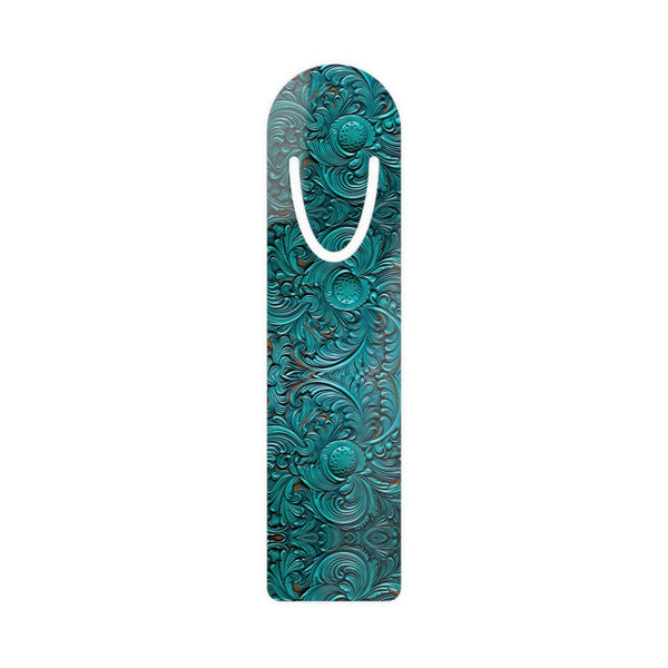 Teal Flower Bookmark