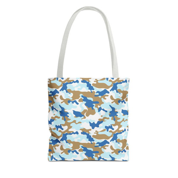 Blue Camo Reusable Tote Bag