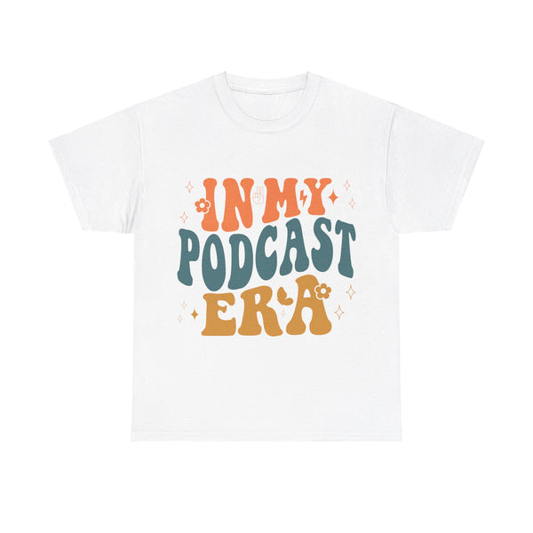 Im in my Podcast Era Plus Size Woman Heavy Cotton Tee