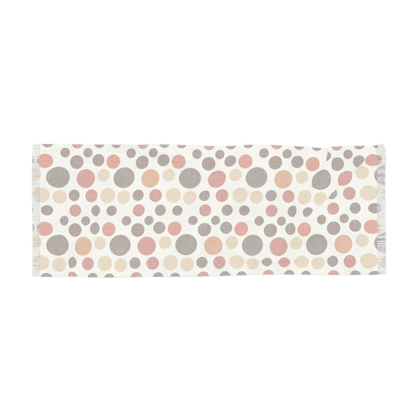 Polka Dot Light Woman Scarf