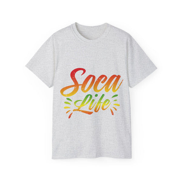 Soca Life T-Shirt - Embrace the Rhythm of the Caribbean - Unisex Ultra Cotton Tee