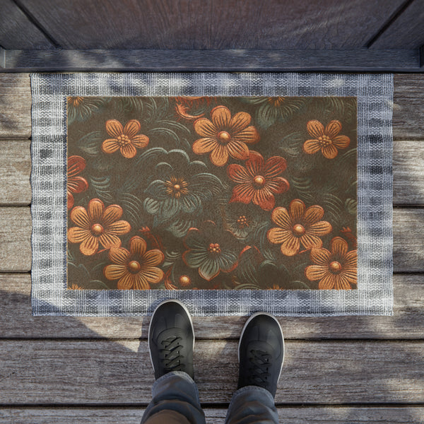 3D Flower Doormat