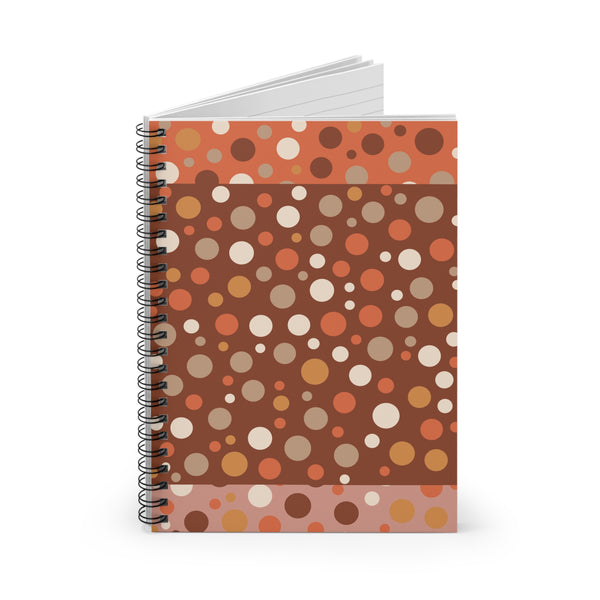 Warm Color Dots 2.0 Spiral Notebook - Ruled Line