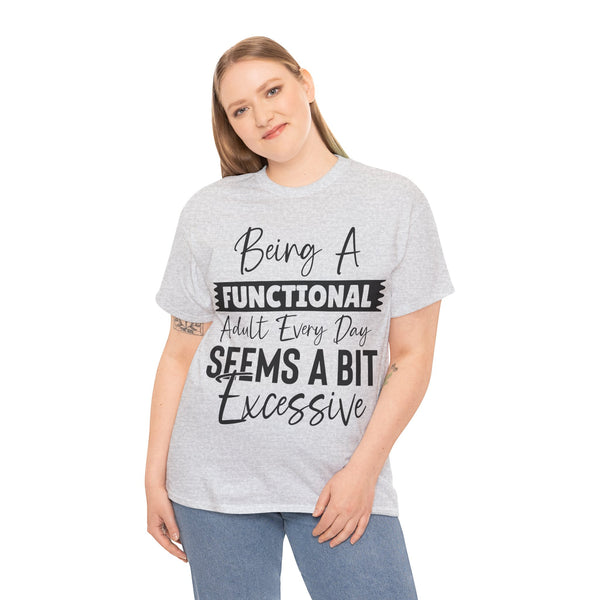 "Funny Saying" Plus Size Women Heavy Cotton Tee T-Shirt