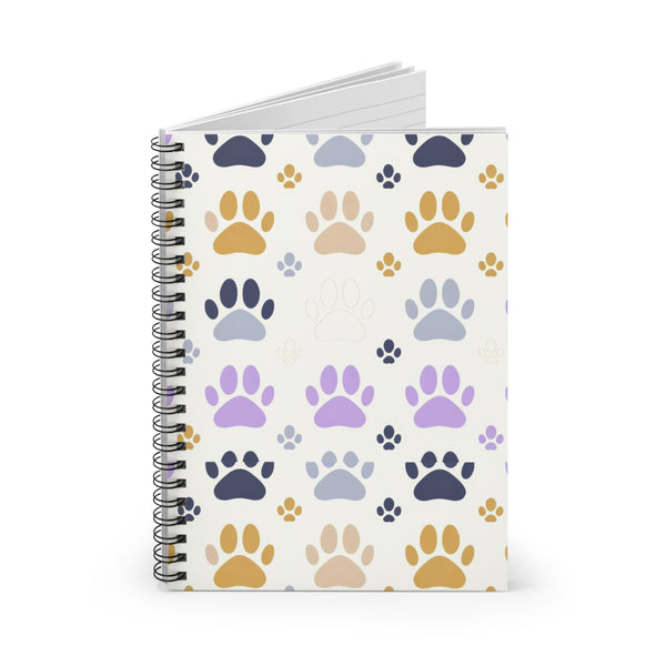 Dog Paw Print 3.0 Spiral Notebook - Ruled Line