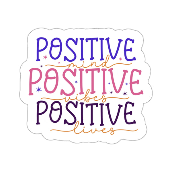 Positive Kiss-Cut Stickers