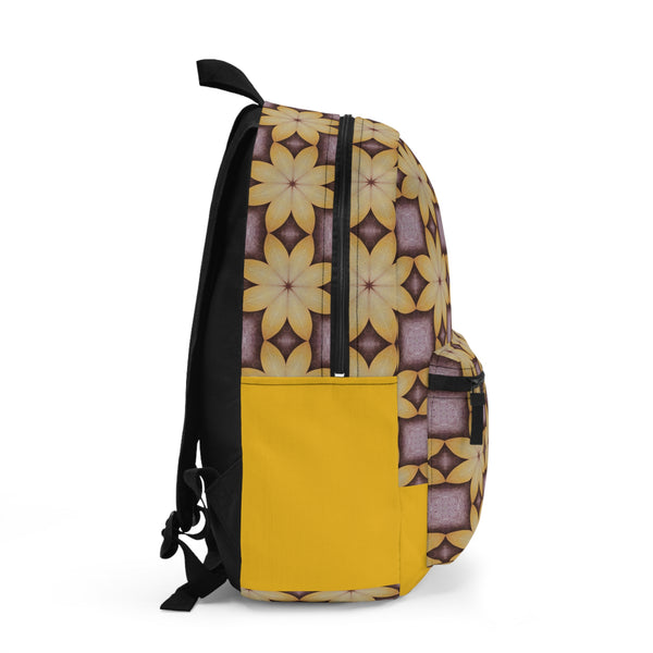 Yellow Octagon Bag Backpack