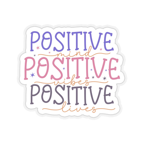 Positive Kiss-Cut Stickers