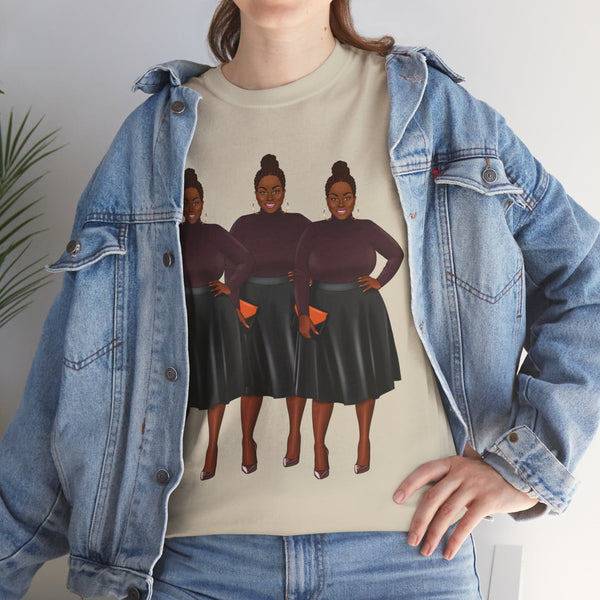 She is a Lady Plus Size Women Heavy Cotton Tee