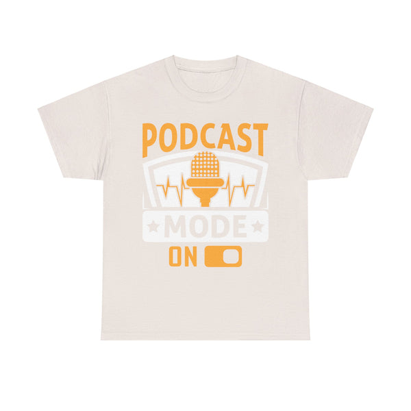 Podcast Mode On Plus Size Woman Heavy Cotton Tee