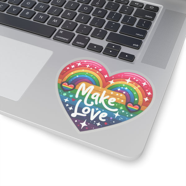 Make Love Kiss-Cut Stickers