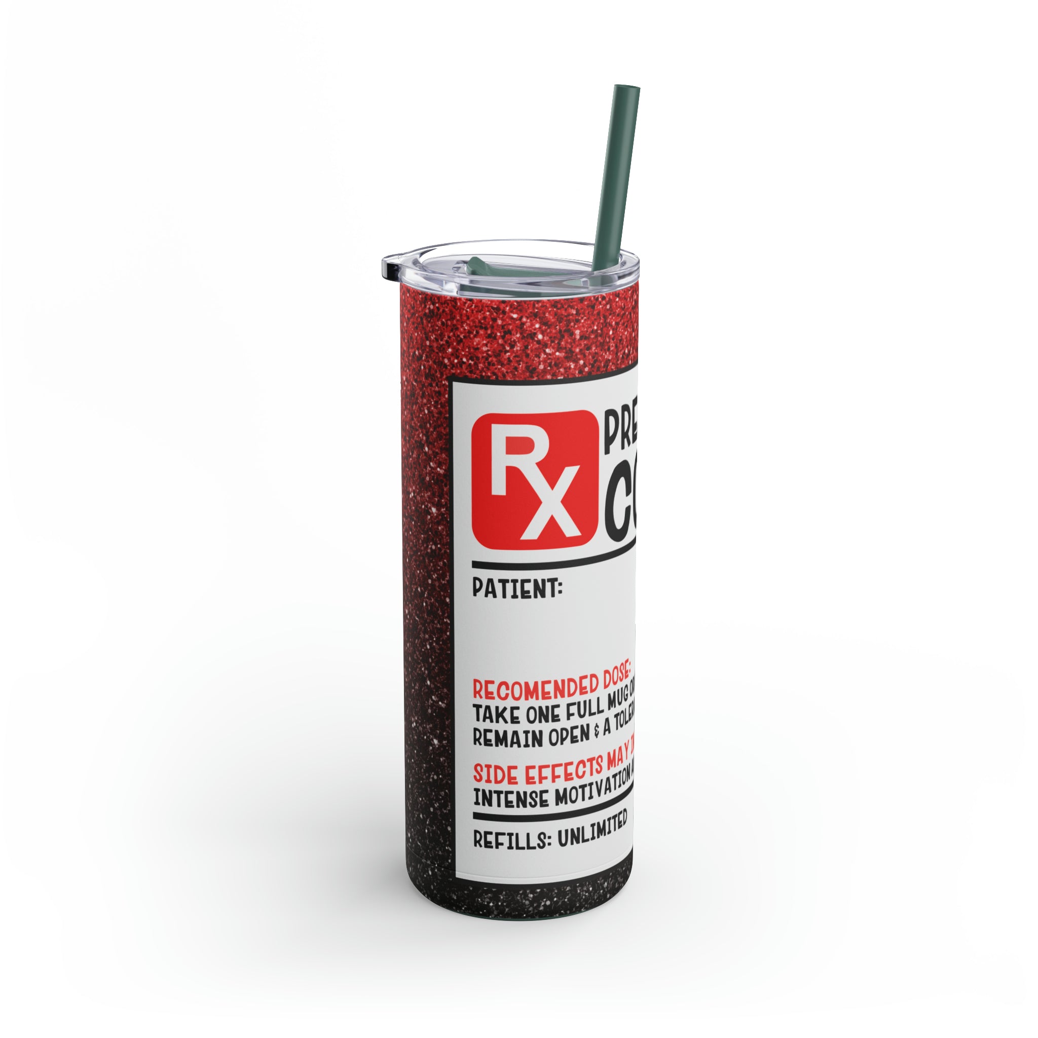 RX Coffee Maars Maker Skinny Matte Tumbler, 20oz