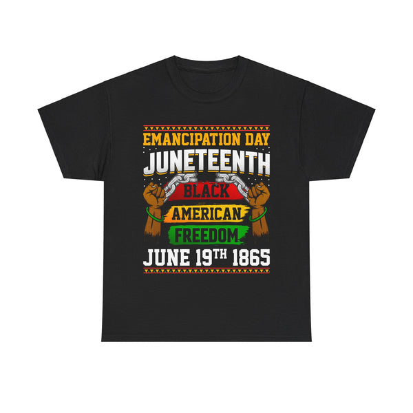 Emancipation Juneteenth Plus Size Woman Heavy Cotton Tee