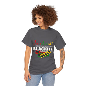 Juneteenth Blackity Plus Size Woman Heavy Cotton Tee