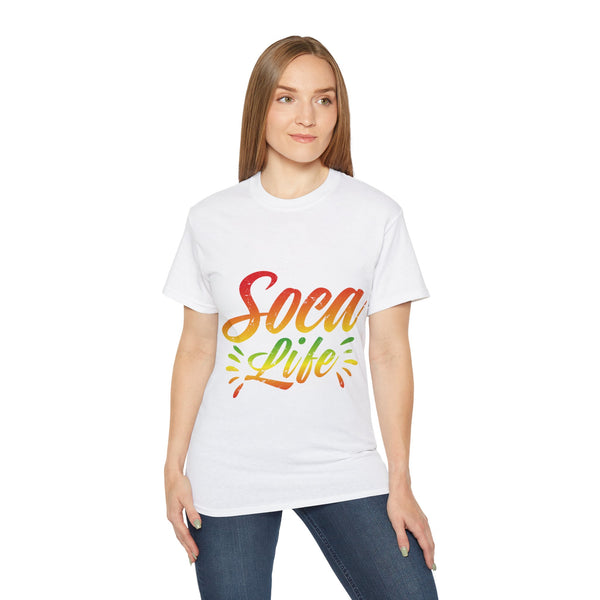 Soca Life T-Shirt - Embrace the Rhythm of the Caribbean - Unisex Ultra Cotton Tee