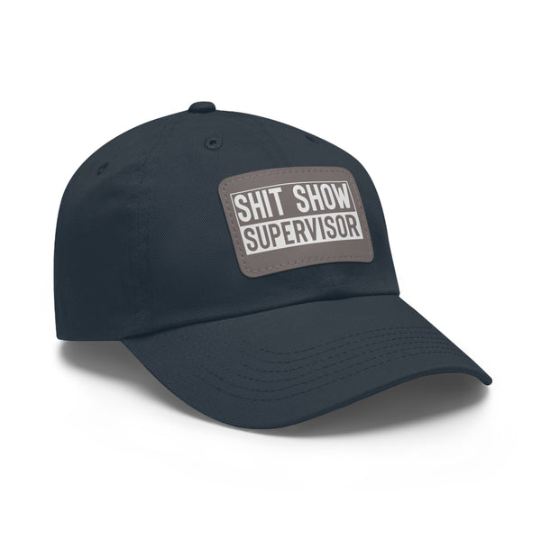 Sh*t Show Supervisor Ladies Hat with Leather Patch