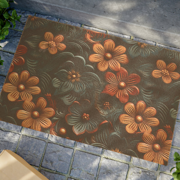 3D Flower Doormat