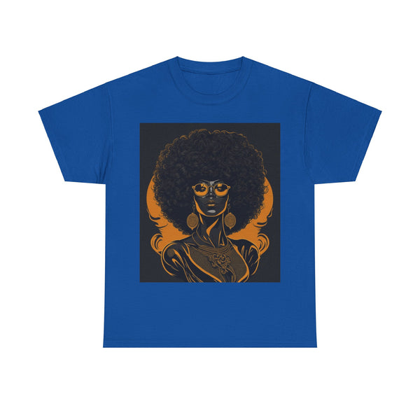 "Black Women" Woman Crewneck T-Shirt: Focus on the Good - Unisex Heavy Cotton Tee