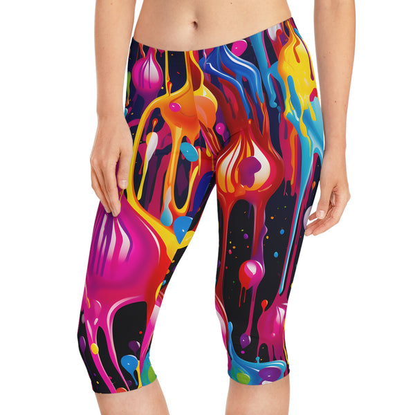 Drippings Women's Capri Leggings