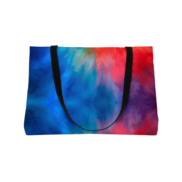 Tie Dye Woman Weekender Tote Bag