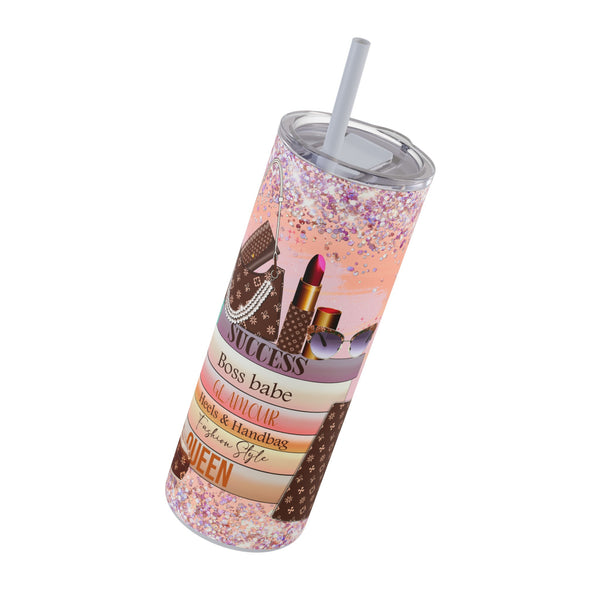 "Boss Babe Fashion"  Skinny Matte Tumbler, 20oz