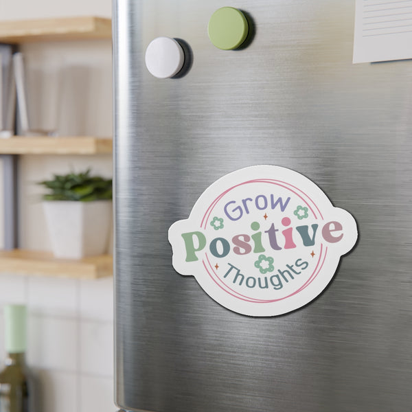 Growth Positive Thoughts Die-Cut Magnets