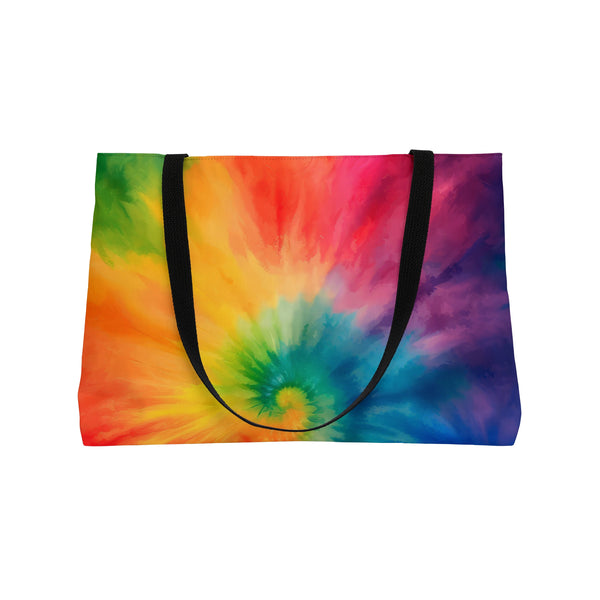 Tie Dye Woman Weekender Tote Bag