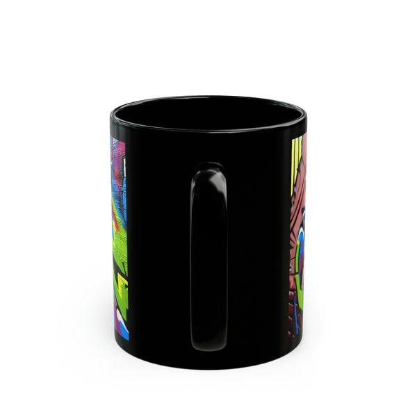 Brooklyn Graffiti Black Mug (11oz)