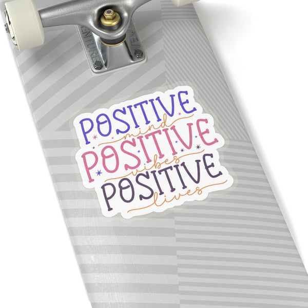 Positive Kiss-Cut Stickers