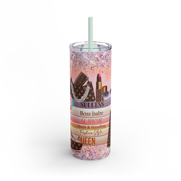 "Boss Babe Fashion"  Skinny Matte Tumbler, 20oz