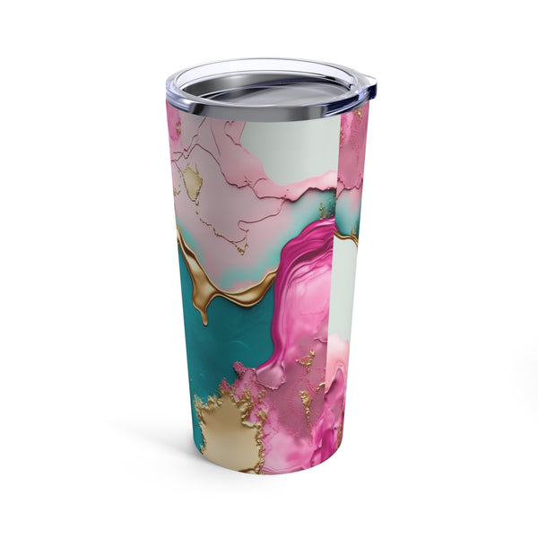 Gold Marble Tumbler 20oz Cup