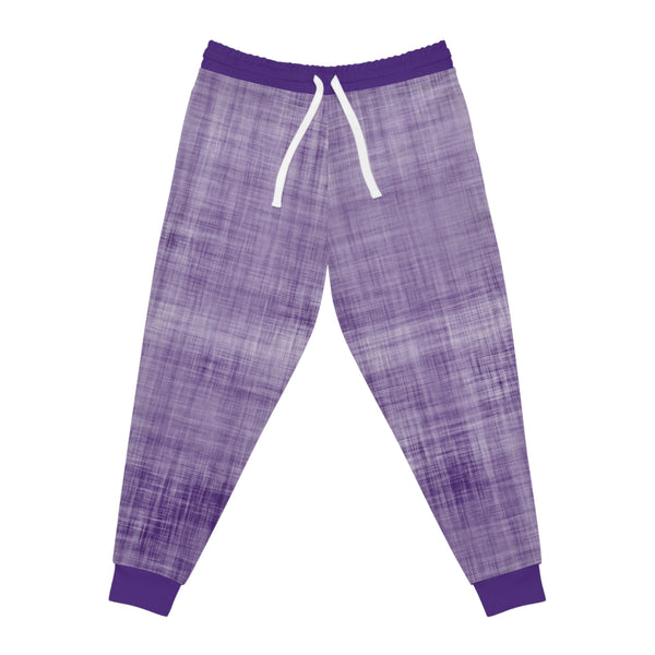 Purple Denim Athletic Woman Joggers