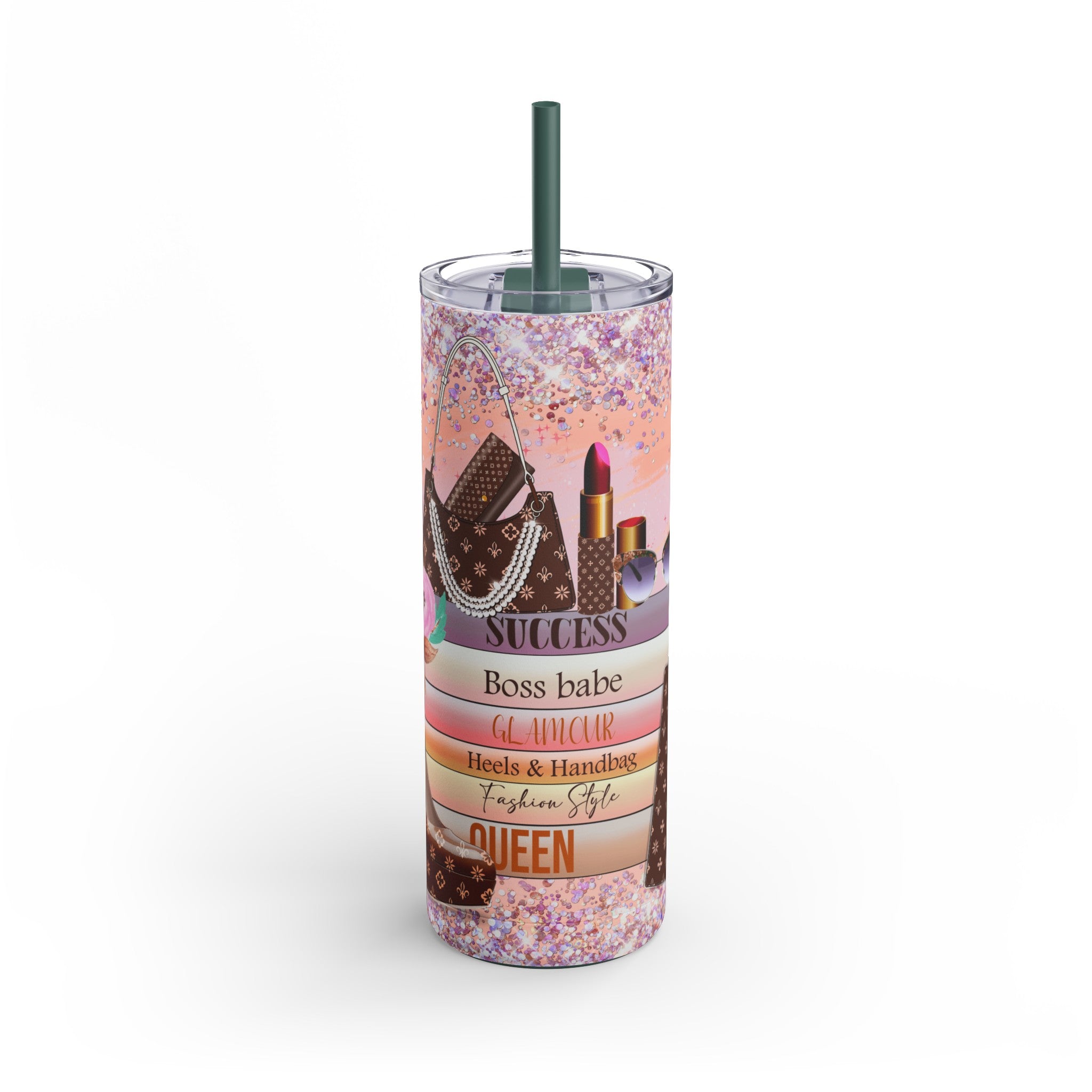 "Boss Babe Fashion"  Skinny Matte Tumbler, 20oz