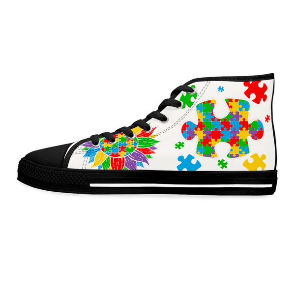 Autism Awareness Women's High Top Sneakers